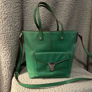 Dana Buchman Vibrant Green Tote Bag